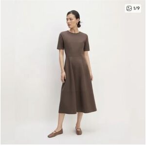 EVERLANE The Dream Short Sleeve Dress